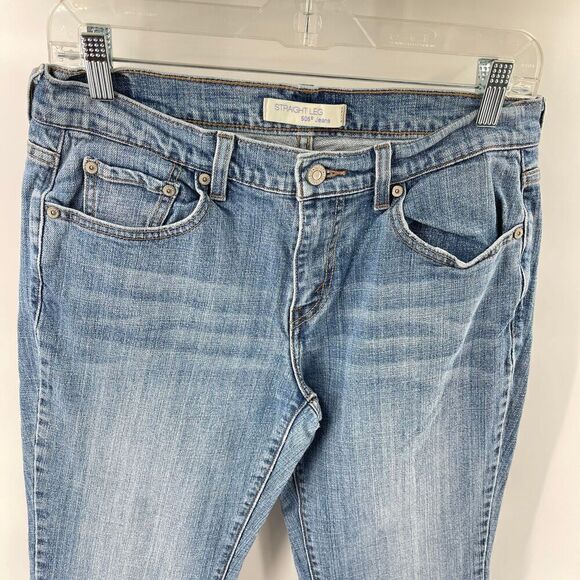 Levi’s Blue Zip-fly button Straight leg 505 Jeans Size 8 - Picture 6 of 10